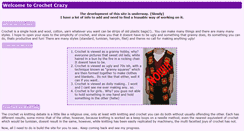 Desktop Screenshot of crochet-crazy.com