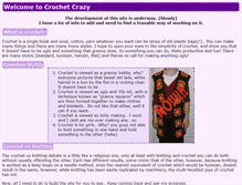 Tablet Screenshot of crochet-crazy.com